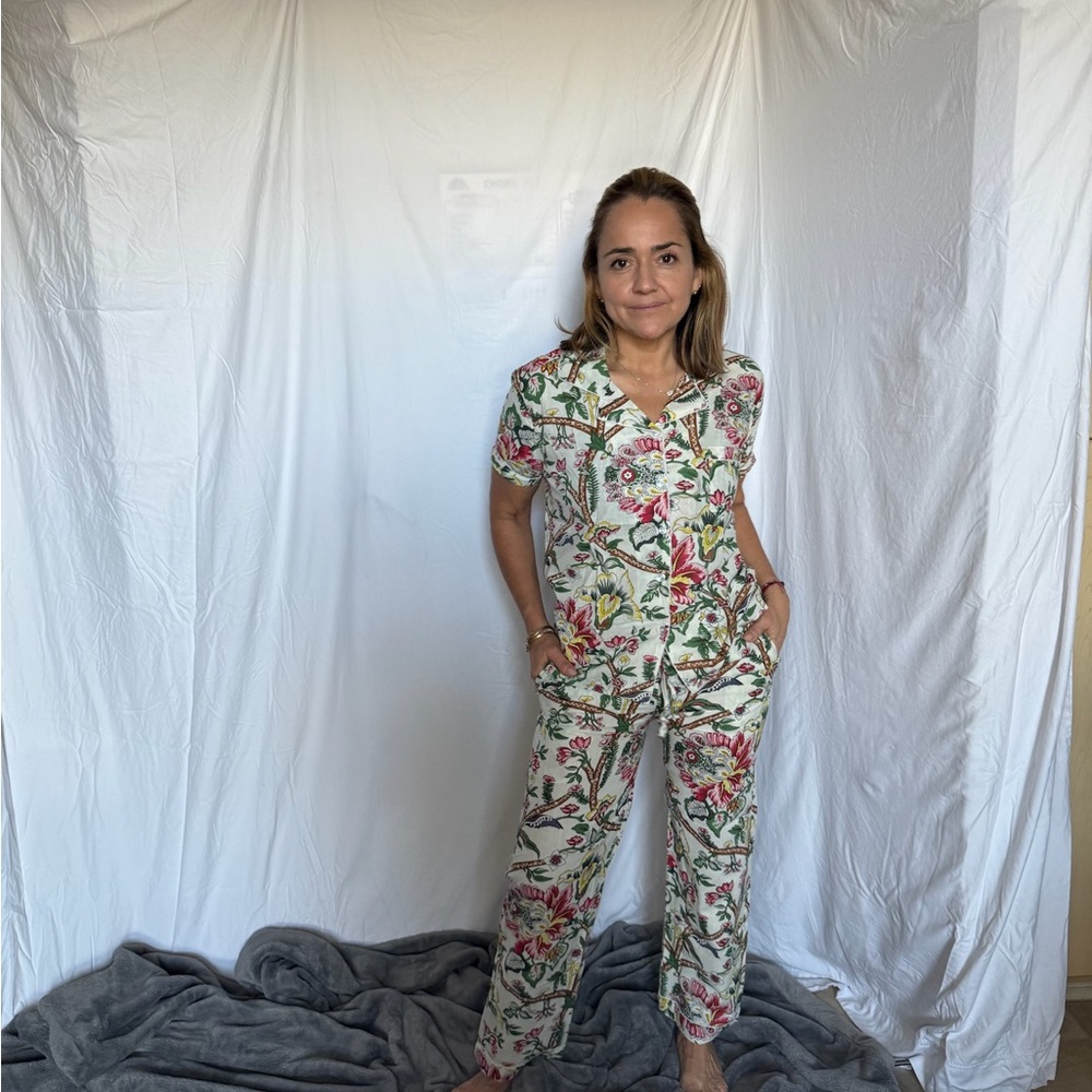 Floral Print Pajama Set